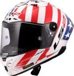 CASCO INTEGRAL DE LS2 -LS2 FF805 THUNDER GP AERO REPLICA BAZ-ECE 22.06./ BLANCO ROJO AZUL