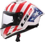 CASCO INTEGRAL DE LS2 -LS2 FF805 THUNDER GP AERO REPLICA BAZ-ECE 22.06./ BLANCO ROJO AZUL - Imagen 2