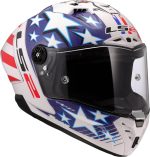 CASCO INTEGRAL DE LS2 -LS2 FF805 THUNDER GP AERO REPLICA BAZ-ECE 22.06./ BLANCO ROJO AZUL - Imagen 4