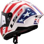 CASCO INTEGRAL DE LS2 -LS2 FF805 THUNDER GP AERO REPLICA BAZ-ECE 22.06./ BLANCO ROJO AZUL - Imagen 5