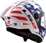 CASCO INTEGRAL DE LS2 -LS2 FF805 THUNDER GP AERO REPLICA BAZ-ECE 22.06./ BLANCO ROJO AZUL - Imagen 6