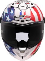 CASCO INTEGRAL DE LS2 -LS2 FF805 THUNDER GP AERO REPLICA BAZ-ECE 22.06./ BLANCO ROJO AZUL - Imagen 7