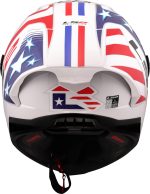 CASCO INTEGRAL DE LS2 -LS2 FF805 THUNDER GP AERO REPLICA BAZ-ECE 22.06./ BLANCO ROJO AZUL - Imagen 8