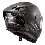 CASCO INTEGRAL DE LS2 -FF807 DRAGON FORGED CARBON-06 / NEGRO BRILLO - Imagen 4