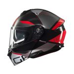 CASCO MODULAR MT-GENESIS SV ATEMPO B15 BRILLO- ROJO GRIS BRILLO/ ECE 22.06 - Imagen 2