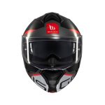 CASCO MODULAR MT-GENESIS SV ATEMPO B15 BRILLO- ROJO GRIS BRILLO/ ECE 22.06 - Imagen 3