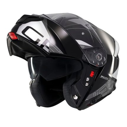 CASCO MODULAR MT-GENESIS SV ATEMPO B2 BRILLO- GRIS NEGRO BRILLO/ ECE 22.06