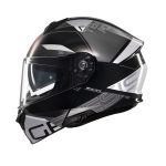 CASCO MODULAR MT-GENESIS SV ATEMPO B2 BRILLO- GRIS NEGRO BRILLO/ ECE 22.06 - Imagen 2
