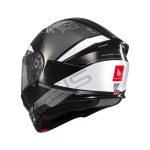 CASCO MODULAR MT-GENESIS SV ATEMPO B2 BRILLO- GRIS NEGRO BRILLO/ ECE 22.06 - Imagen 3