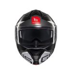 CASCO MODULAR MT-GENESIS SV ATEMPO B2 BRILLO- GRIS NEGRO BRILLO/ ECE 22.06 - Imagen 4