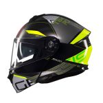 CASCO MODULAR MT-GENESIS SV ATEMPO B15 BRILLO- AMARILLO GRIS BRILLO/ ECE 22.06 - Imagen 2