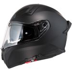 CASCO INTEGRAL DE NZI GO RIDER STREAM DUO MATT BLACK