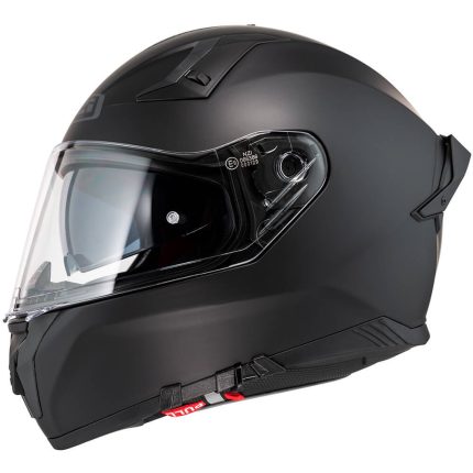 CASCO INTEGRAL DE NZI GO RIDER STREAM DUO MATT BLACK