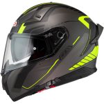 CASCO INTEGRAL DE NZI GO RIDER STREAM DUO MOTION ANTRACITE&BLACK&YELLOW MATT