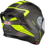 CASCO INTEGRAL DE NZI GO RIDER STREAM DUO MOTION ANTRACITE&BLACK&YELLOW MATT - Imagen 2