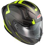 CASCO INTEGRAL DE NZI GO RIDER STREAM DUO MOTION ANTRACITE&BLACK&YELLOW MATT - Imagen 3