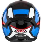 CASCO INTEGRAL DE NZI GO RIDER STREAM DUO QUADRI BLACK&RED&BLUE - Imagen 6