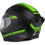 CASCO INTEGRAL DE NZI GO RIDER STREAM DUO SOLID NOUVEAU BLACK K VERDE MATT - Imagen 2