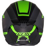 CASCO INTEGRAL DE NZI GO RIDER STREAM DUO SOLID NOUVEAU BLACK K VERDE MATT - Imagen 6