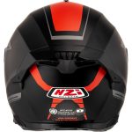 CASCO INTEGRAL DE NZI GO RIDER STREAM DUO SOLID NOUVEAU BLACK&RED MATT - Imagen 6