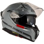 CASCO INTEGRAL DE NZI GO RIDER STREAM DUO SOLID NOUVEAU NARDO GREY - Imagen 6