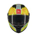 CASCO INTEGRAL HELMET MT STINGER 2 ARDENT A3 BRILLO/ BLANCO AMARILLO BRILLO /ECE 22.06 - Imagen 3