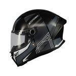 CASCO INTEGRAL HELMET MT STINGER 2 TRON B12 BRILLO/ GRIS NEGREO  BRILLO /ECE 22.06 - Imagen 2