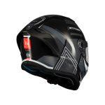 CASCO INTEGRAL HELMET MT STINGER 2 TRON B12 BRILLO/ GRIS NEGREO  BRILLO /ECE 22.06 - Imagen 4