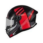 CASCO INTEGRAL HELMET MT STINGER 2 TRON B15 BRILLO/ ROJO NEGREO  BRILLO /ECE 22.06 - Imagen 2