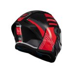 CASCO INTEGRAL HELMET MT STINGER 2 TRON B15 BRILLO/ ROJO NEGREO  BRILLO /ECE 22.06 - Imagen 4