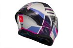 CASCO INTEGRAL HELMET MT STINGER 2 TRON C8 BRILLO/ ROSA GRIS AZUL VILETA /ECE 22.06 - Imagen 4