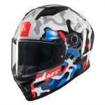 CASCO INTEGRAL HELMET MT STINGER 2 YOZU A7 BRILLO/ MULTICOLOR BRILLO /ECE 22.06