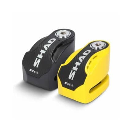 ANTIRROBO DE DISCO CON ALARMA SC61A -NEGRO Y AMARILLO