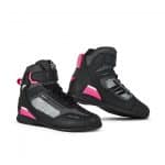 BOTAS DE MOTO SEVENTY DEGREES BOTA SD-BR2 VELOCE NEGRO ROSA BLANCO