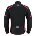 CHAQUETA DE CORDURA PARA VERANO PERFORADA CON FORRO DESMONTABLE EM366 ROJA NEGRA - Imagen 5