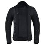 CHAQUETA DE CORDURA PARA VERANO PERFORADA CON FORRO DESMONTABLE EM366 NEGRA - Imagen 4