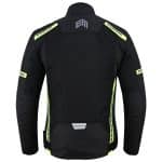 CHAQUETA DE CORDURA PARA VERANO PERFORADA CON FORRO DESMONTABLE EM366 NEGRA FLUOR - Imagen 5