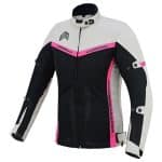 CHAQUETA DE VERANO PARA MUJER CON  FORRO IMPERMEABLE EXTRAIBLE EM366 PALATA ROSA NEGRA LADY