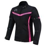 CHAQUETA DE VERANO PARA MUJER CON  FORRO IMPERMEABLE EXTRAIBLE EM366 ROSA NEGRA LADY
