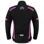 CHAQUETA DE VERANO PARA MUJER CON  FORRO IMPERMEABLE EXTRAIBLE EM366 ROSA NEGRA LADY - Imagen 5