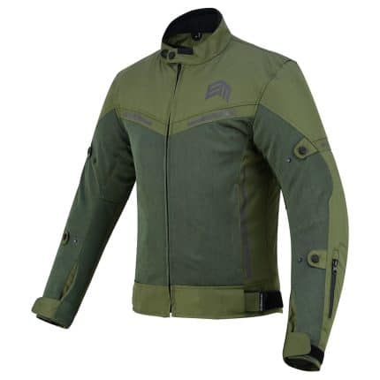 CHAQUETA DE CORDURA PARA VERANO PERFORADA CON FORRO DESMONTABLE EM366 VERDE