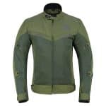 CHAQUETA DE CORDURA PARA VERANO PERFORADA CON FORRO DESMONTABLE EM366 VERDE - Imagen 2