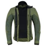 CHAQUETA DE CORDURA PARA VERANO PERFORADA CON FORRO DESMONTABLE EM366 VERDE - Imagen 5