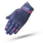 GUANTES DE VERANO  EN PIEL, MALLA  FUSION HOMBRE NEGRO Y ROJO - Imagen 2