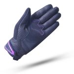 GUANTES DE VERANO EN PIEL, MALLA  FUSION MUJER NEGRO Y LILA - Imagen 3