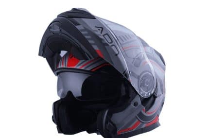 CASCO MODULAR ADN AUDACE PULSAR GRIS ROJO