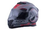 CASCO MODULAR ADN AUDACE PULSAR GRIS ROJO - Imagen 2