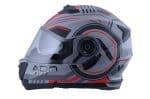 CASCO MODULAR ADN AUDACE PULSAR GRIS ROJO - Imagen 4