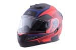 CASCO MODULAR ADN AUDACE TOURER AZUL ROJO - Imagen 2