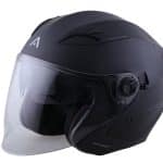 CASCO JET ADN COSMO NEGRO MATE